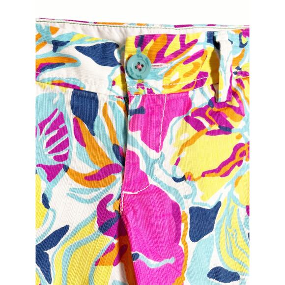 Lilly Pulitzer Pink Floral Print Callahan Casual Shorts Size 2 - Picture 3 of 7